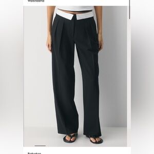 Babaton Aritzia Bureau Pants in Grey